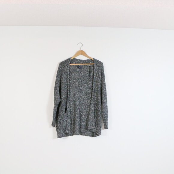*American Eagle Outfitters Grey Knit Cardigan - Picture 6 of 10